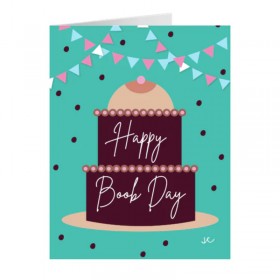 Embrace the Joy: Happy Boob Day Greeting Card