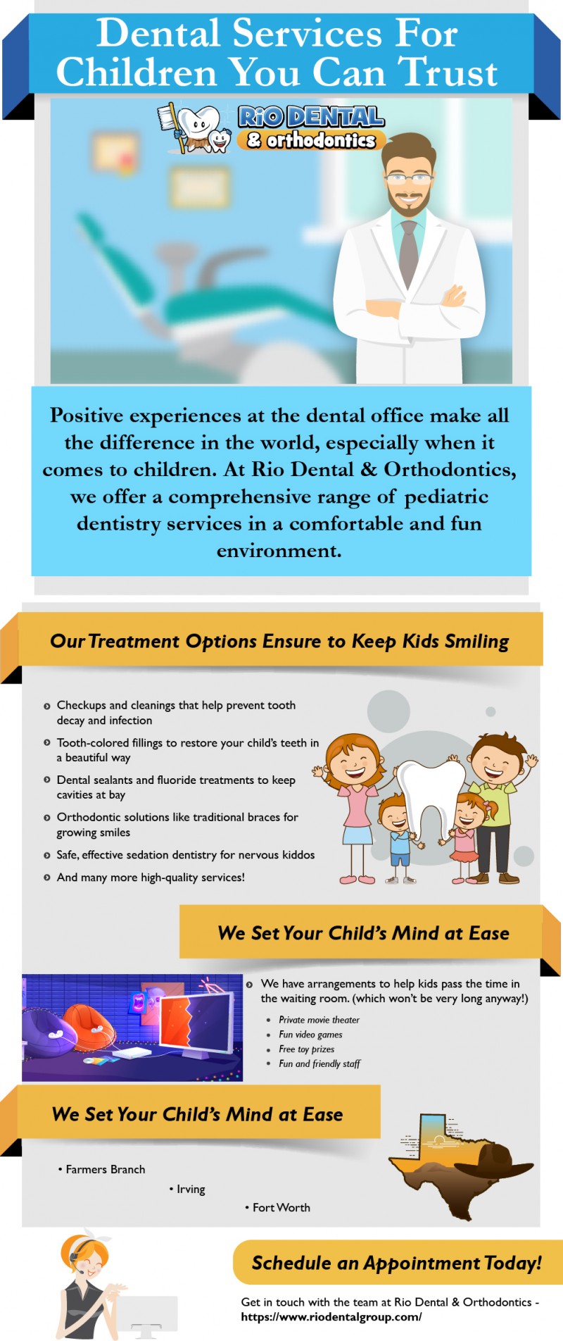 Get Dental Services for Your Childern At Rio Dental & Orthodontics