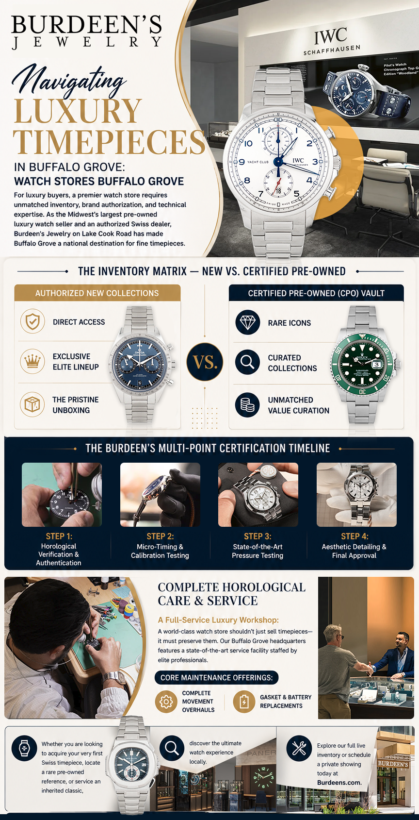 Navigating Luxury Timepieces in Buffalo Grove: Watch Stores Buffalo Grove